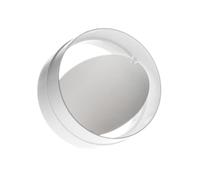 Ø 100mm Connecteur de Conduit avec Clapet Anti-retour - Conduit de Ventilation - Plastique PVC