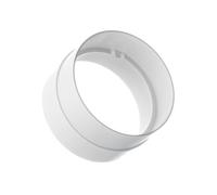 Ø 100mm Connecteur de Conduit - Conduit de Ventilation - Plastique PVC