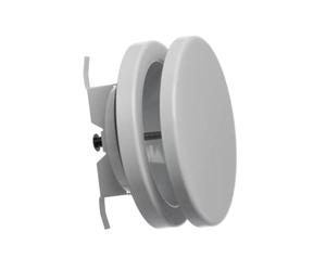 Ø 100mm Diffuseur d'alimentation en Air - Valve à Disque Réglable - Grille de Ventilation Ronde en Acier - Blanc