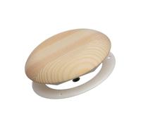 Europlast Diffuseur universel en bois Ø100 mm pour sauna - Vanne d'air réglable pour mur et plafond