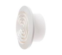 100mm Grille D'aération Ronde en Plastique - Blanc Grilles de Ventilation avec Moustiquaire