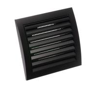 Ø 100mm Grille de Ventilation avec Moustiquaire - Grille D'aération - Plastique ABS Anthracite