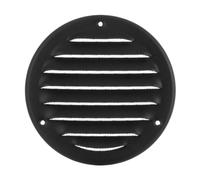 Ø 100mm Grille de Ventilation avec Moustiquaire - Grilles d'aération en Métal - Acier, Anthracite
