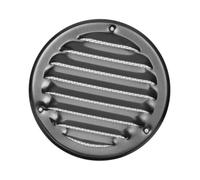 Ø 100mm Grille de Ventilation avec Moustiquaire - Grilles d'aération en Métal - Aluminium