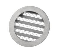 100mm Grille de Ventilation Ronde avec Maille - Grille D'aération - Aluminium