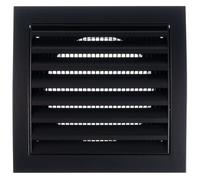 100mm Grilles D'aération - Anthracite Grille de Ventilation en Plastique