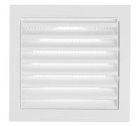 100mm Grilles D'aération - Blanche Grille de Ventilation en Plastique