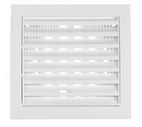 100mm Grilles D'aération - Blanche Réglable Grille de Ventilation en Plastique