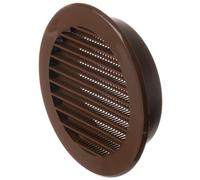 Ø 100mm Marron Grille de Ventilation en Plastique - Grill D'aération Ronde