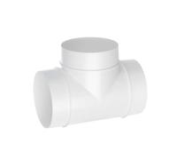 Ø 100mm Pièce en T - Connecteur Tube Rond - Plastique PVC
