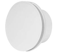 Ø 100mm - Ventilateur d'évacuation d'air - Ventilateur de salle de bain - Plastique - Blanc rond à l'avant
