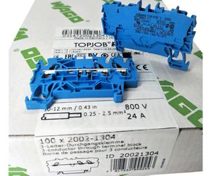100PC NEW FOR WAGO Terminal Blocks 2002-1304