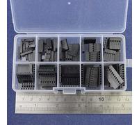 100pc sets Kit with box 1P/2P/3P/4P/5P/6P/7P/8P/9P/ 10Pin Housing Shell Terminal Jumper Wire Connector set