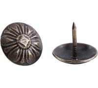 100pc Vintage Clous d'ameublement Bronze Métal Tag Meuble Canapé Porte Chaussure Décoratif Tack Étude