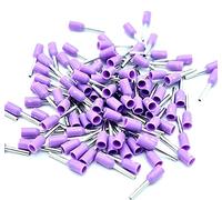 100pcs 0.25mm Isolé Violet Simple Cordon Fin Borne À Sertir Embouts