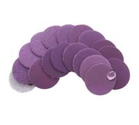 100pcs 1 pouces 25mm Sablé Papier Abrasif Crochet et Boucle Rond Disque Grit 600 Sec et Humide pour Polir le Pourpre Papier Abrasif pour Métal Bois, Polisseuses, Outils Rotatifs Grinder accessoires