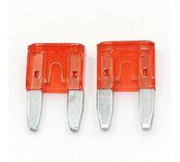 100pcs 10 ampli mini-lame fusibles APM/ATM Fusible automobile - Pack 10A 10Amp une moto