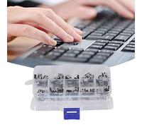 100PCS 10 Tailles Type-C Connecteur Femelle USB Connecteur Droit Combo Box Set, Adaptateur de Remplacement de R¨¦paration de Prise ¨¤ Souder pour Ordinateur, Souris Clavier