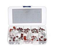 100pcs 10 Values CBB Polyester Film Capacitors Assortment Kit Box 10nF 22NF 33NF 39NF 47NF 100NF 150NF 220NF 330NF 470NF NWPNLXEA