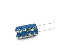 100PCS 1000UF 16V 16V1000UF Aluminum Electrolytic Capacitor high-frequency 8X16MM NWPNLXEA