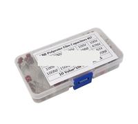 100PCS 10nF~470nF Metallized Polyester Film Capacitors Assortment Kit High precision and stability samples CBB capacitor set AUOQKQUT
