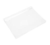100pcs 11 trous Pocket Pocket Transparent réutilisable A4 Protection des documents de feuilles en vrac pour une classification rapide