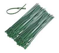 100pcs 17cm Attaches de Plantes Réglables de Jardinage Attaches Serre Câbles Lien de Serrage en Plastique Réutilisable pour Arbuste