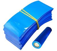 100pcs 18650 Batching Wrap, 21700 Battery Wraps, Stable Battery Wrap PVC Heat-Shrink Wrape tube, Battery Shield Isulated Batter