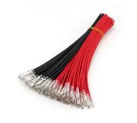 100Pcs 2.8mm Female Spade Quick Disconnect 20AWG 20cm Crimp Terminals Wire Connector MQXFCZUX