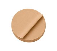 100PCS 23cm Papier Cuisson Air Fryer pour 3-5L, Rond, Non Perforé, Brun | résistant à l'huile, étanche, food-grade bpa gratuit, anti-adhésif, résistant à 220 °C, disposable papier sulfurisé