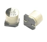 100PCS 25V470UF Condensateurs électrolytiques en aluminium SMD 470UF 25V 10 * 10.3mm