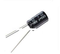 100pcs 25V680UF Radial Electrolytic Capacitor 680UF 25V 10 * 17mm NWPNLXEA
