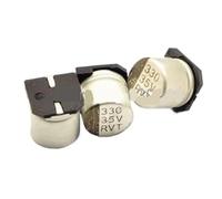 100PCS 330UF 35V Condensateur électrolytique en aluminium SMD 35V330UF 10 * 10MM