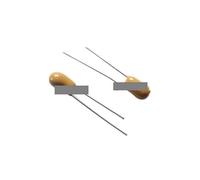100pcs 35V0.1UF 104L 100NF In-line tantalum capacitor with 2.54MM pin distance AUOQKQUT