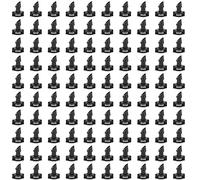 100pcs 360 ° Bulles de brumisation | Système d'irrigation du Jardin pour Fleurs/légumes/pelouses | Têtes d'arroseur en Plastique Robustes avec Un pulvérisation de 2,4 à 3,6 m