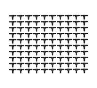 100PCS 4/7 Drip Irrigation Connector, Tee Connector Water Hose Connectors for Garden Farms lawns Greenhouse Agricultural Watering System
