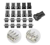 100PCS 4-Hole SM-04M/04F/M/F Pin Way Electrical Terminals Set Male Female Wire Jumper Connectors Kit JST-2.54mm