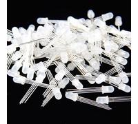 100PCS 5mm 4 Pin RGB Diffused cathode commune LED Rouge Vert Bleu