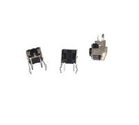 100pcs 6 * 6mm 2Pin Horizontal Tact Switch 6x6x4.3 6x6x5 6x6x7 6x6x8 mm Push Button Tactile Switchs for MP4 MP5 Tablet PC NWPNLXEA(6x6x8mm)