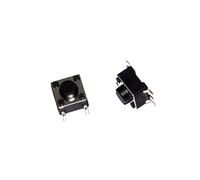 100pcs 6 * 6mm 4Pin SMD Tact Switch 6x6 x4.3/5/6/7/8/9/10/11/12mm 4P Push Button Tactile Switchs for MP3 MP4 MP5 Tablet PC NWPNLXEA(6x6x5mm)