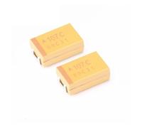 100PCS 6V 6.3V 10V 16V 25V 35V 50V 10UF 22UF 33UF 47UF 100UF 220UF 330UF 470UF D Type SMD Tantalum Capacitor NWPNLXEA(10V 100UF D)