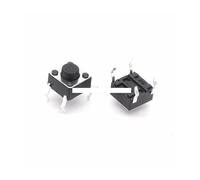 100Pcs 6x6x5mm 4pin Tactile Push Button Switch Momentary Tact 6 * 6 * 5mm DIP Through-Hole NWPNLXEA