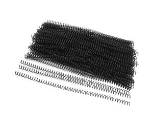 100pcs 8 Mm Bobines de Liaison en Spirale en Spirale, 48, 4: 1 Pas pour A4, 40 Feuilles de Feuille (BLACK)