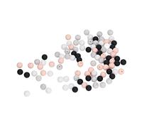 100pcs 9 Mm Perles de Silicone DIY Rond Plusieurs Couleurs en Silicone Perles en Vrac pour Colliers Toys Type B Ecklaces Toys Type B 9 Mm de (Type C)