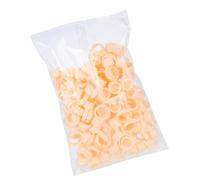 100pcs anneau d'encre de tatouage de sourcil jetable tasse d'encre Microblading Pigment palette titulaire colle permanent extensions de cils bagues(M)