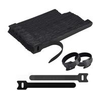 100pcs Attache Cable, Réutilisable Serre Cable, Cable Management in 3 Longueurs Différentes-180mm/150mm/100mm, pour La Gestion des Câbles de PC, La Télévision, Le Bureau