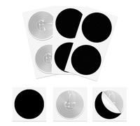 100PCS Autocollants Tag NFC, Noir NFC 215 étiquettes Collant Programmable NTAG215 Petit Autocollant 25mm, Mémoire 504 octets pour iPhone Android et tous les appareils compatibles NFC