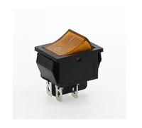 100pcs/bag KCD4-202 boat rocker switch power switch 4Pin with light 31x25mm 20A 125VAC 16A 250VAC NWPNLXEA(Yellow 100Pcs)