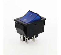 100pcs/bag KCD4-202 boat rocker switch power switch 4Pin with light 31x25mm 20A 125VAC 16A 250VAC NWPNLXEA(Blue 100Pcs)