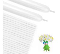 100Pcs Ballon Blanc Long à Sculpter et Gonflable pour Mariage, Baptême et Anniversaire - Ballons Blancs Animaux à Modeler